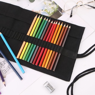 Túi Đựng Bút Bằng Vải canvas 12 24 36 48 72 Lỗ Tiện Dụng