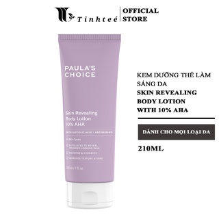 Kem dưỡng toàn thân thể 10% AHA Paula's Choice Resist Skin Revealing Body Lotion 210ml (Tinh Tế)
