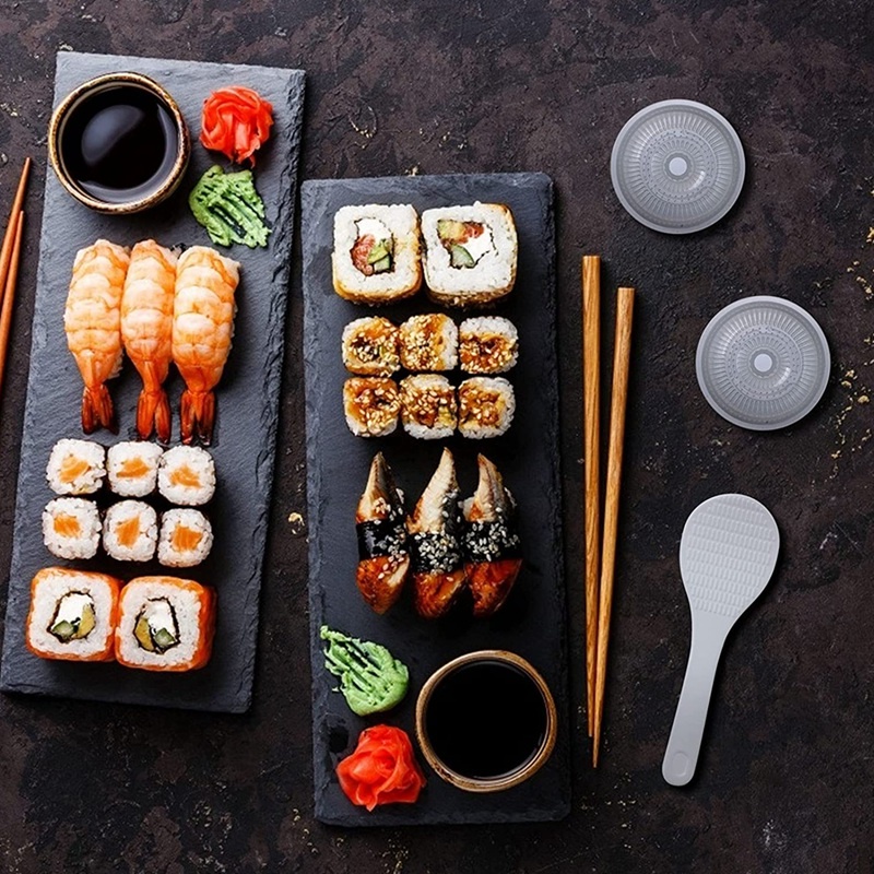Khuôn Làm Sushi Onigiri Khuôn Musubi Maker Press Rice Paddle Sushi Làm Khuôn Cho Nhà Bếp Gia Đình