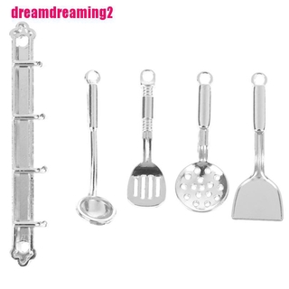 Bộ 5 Dụng Cụ Nấu Ăn Cho Nhà Búp Bê Tỷ Lệ 1: