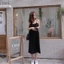 ĐẦM SUÔNG ĐAN DÂY HỞ LƯNG KÈM MÚT NGỰC - MIA DRESS