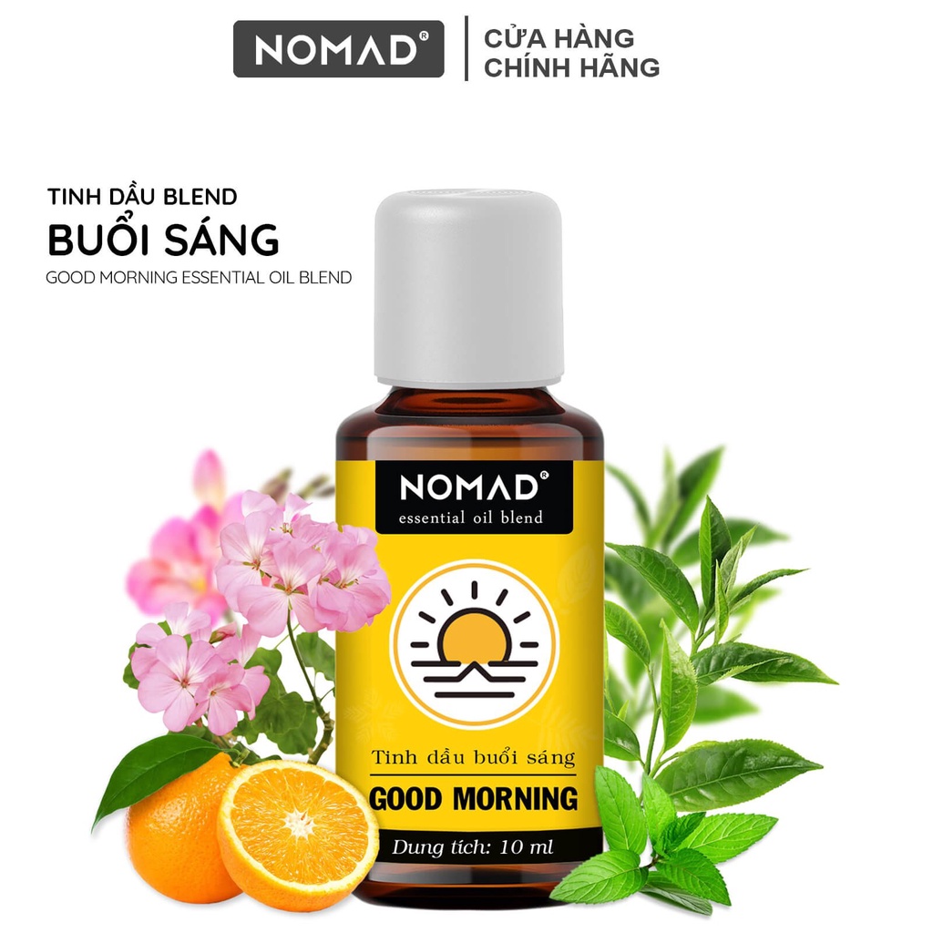 Ảnh Tinh Dầu Thiên Nhiên Giúp Tỉnh Táo Và Thư Giãn Buổi Sáng Nomad Essential Oil Blend - Good Morning 1
