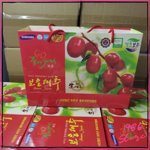 Táo Đỏ Sam Sung Hàn Quốc 1000g BOEUN JUJUBE - Kèm Túi Xách Tặng Quà, Cả Hộp 1,2kg, Quả To