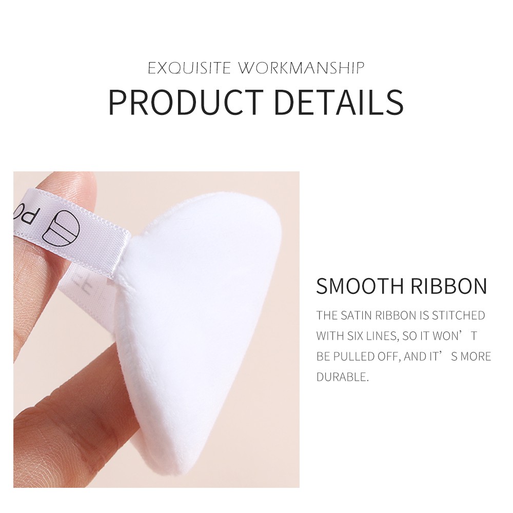Ảnh MAANGE Bộ 6 Bông Mút Trang Điểm Dụng Ướt & Khô Chuyên Nghiệp Tròn 30g 3