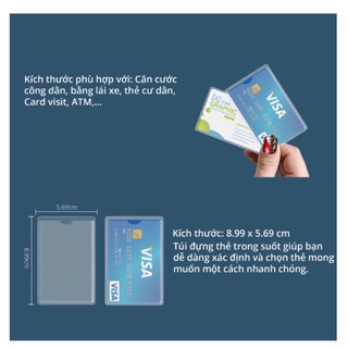 Bao bọc thẻ ngân hàng, thẻ căn cước chống xước chống bụi