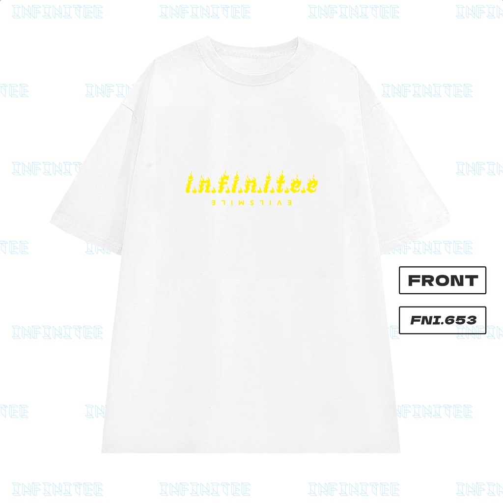 Áo thun INFINITEE Fni0653, Thun 100% Cotton - form rộng Unisex.