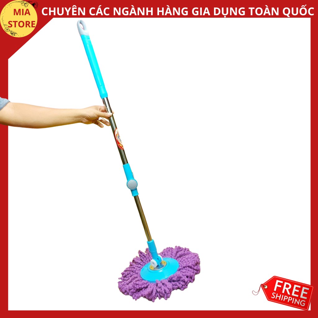 Cây lau nhà 360 độ Happy Mopi chính hãng vệ sinh nhà cửa ( cây lẻ thay ...