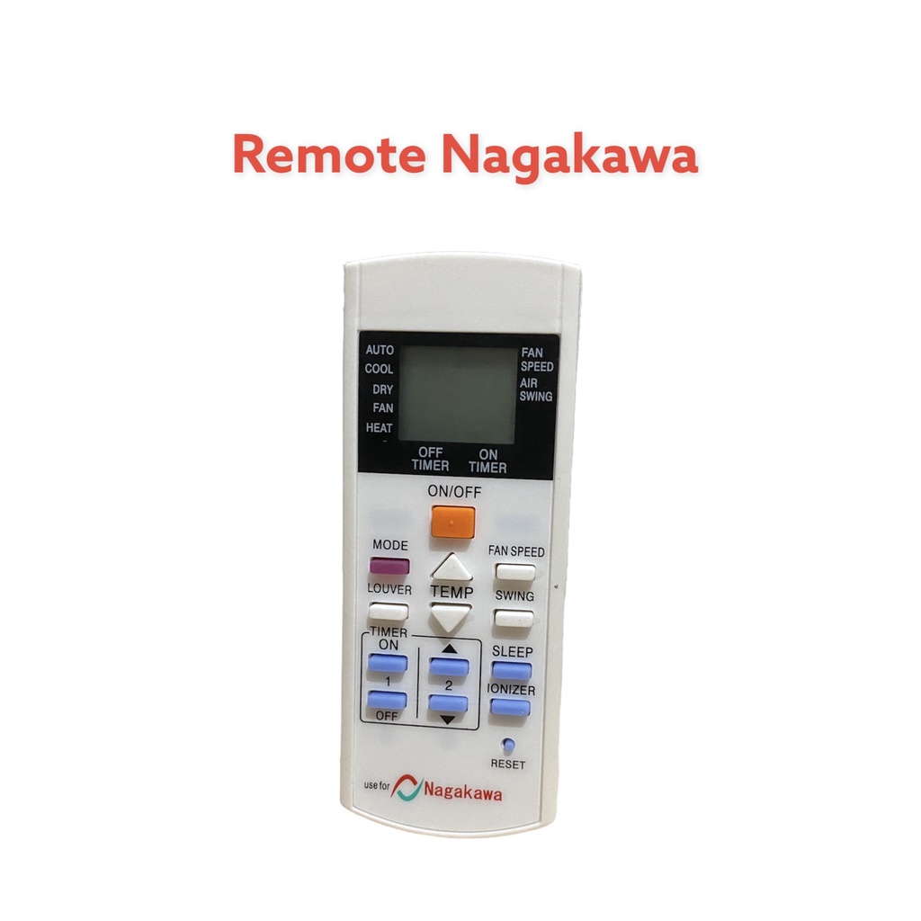 (VTĐL)Điều khiển máy lạnh Nagakawa đa năng ( tặng cặp pin )