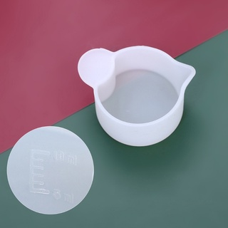 Cốc/ que khuấy bằng silicon trong suốt dùng đúc đồ trang sức diy