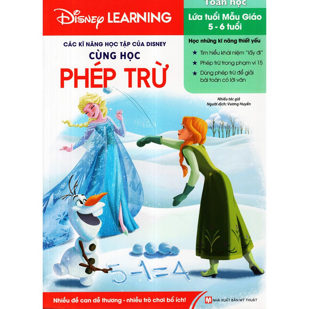 Sách - Disney Learning - Cùng Học Phép Trừ | Shopee Việt Nam