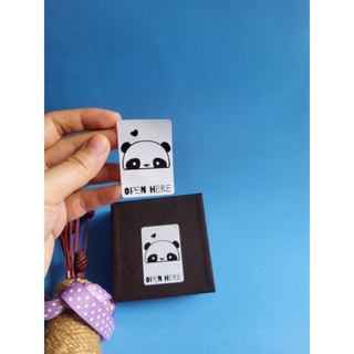 Combo 100 Tem dán niêm phong Open Here tích sẵn keo, kích thước 5cm x 3,5cm