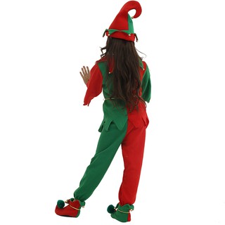 ❤COD❤Trẻ Em Trang Phục Giáng Sinh Trẻ Em Giáng Sinh Yêu Tinh Trang Phục Hóa Trang Bé Gái Bé Trai Ông Già Noel Đảng Lạ Mắt Trang Phục