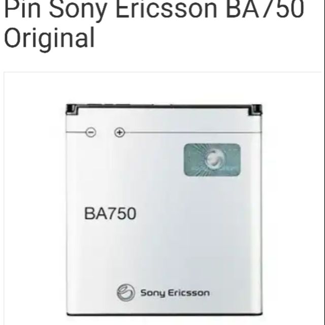 Pin sony BA750 zin có bảo hành | Shopee Việt Nam
