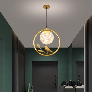 Đèn Led Mặt Dây Chuyền Chim Đèn Chùm Đầy Sao Hành Lang Ánh Sáng Cloakroom Đèn Trần Lối Vào Đèn Chùm Nhỏ