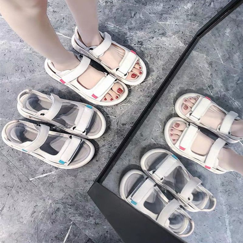 ( sẵn xanh, hồng 37,) Dép Quai Hậu Đi Học Ulzzang