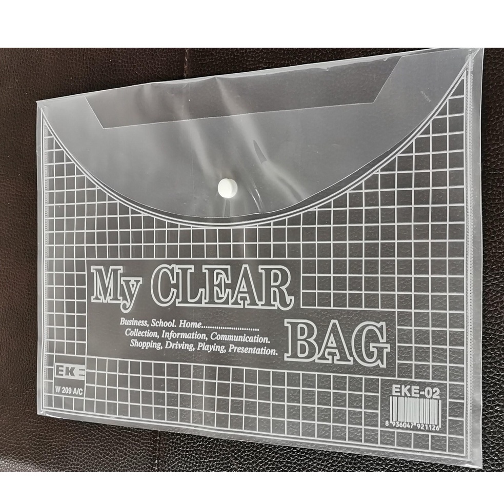 Combo 10 Túi Clear Bag - Túi Đựng Tài Liệu Siêu Dày Màu Trắng | Shopee ...