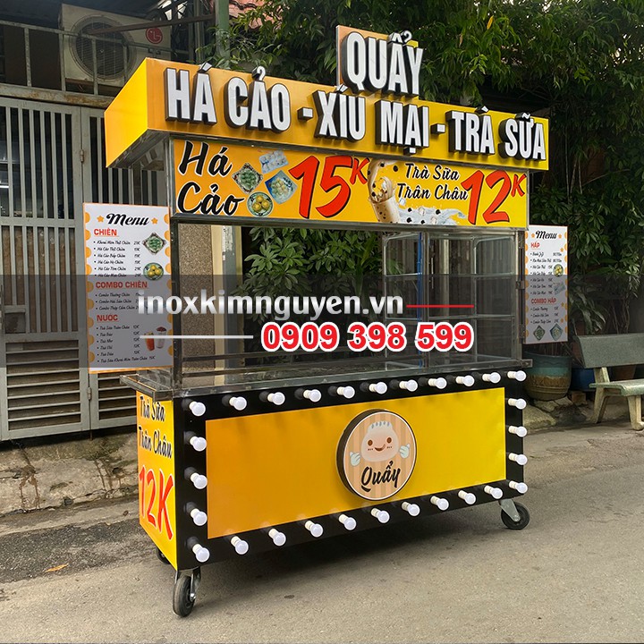 Xe Trà Sữa Trang Trí Chữ Nổi Đèn Viền Đẹp 1M8 | Shopee Việt Nam