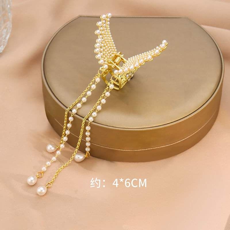Kẹp tóc đính đá thời trang phong cách Hàn Quốc dành cho nữ, phụ kiện thời trang