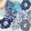 🌺xinyia🌺 Dây buộc tóc, cột tóc vải scrunchies chiffon chấm bi siêu đẹp Orin