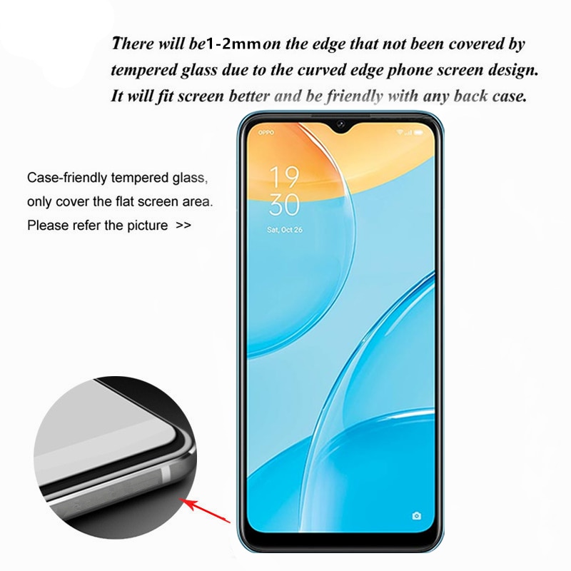 Kính Cường Lực 2 In1 Cho OPPO A15 Camera Sau Ống Kính Bảo Vệ Phim Cho OPPOA15 A 15 Tấm Bảo Vệ Màn Hình Mặt Trước Phim