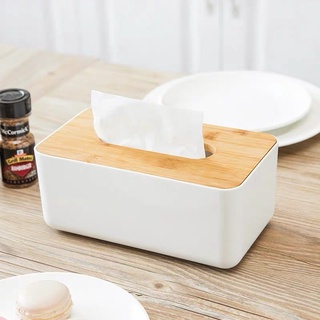 Hộp Đựng Giấy Ăn Nắp Gỗ Decor Cao Cấp, Nhựa Cứng Chắc, Sang Trọng Tiện Lợi – CamCamHomeWare