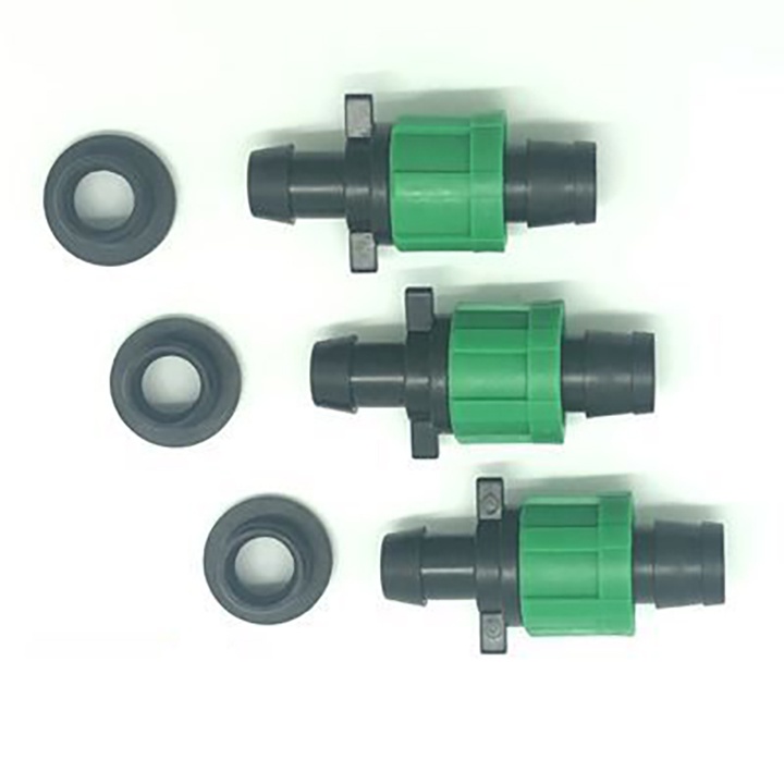 Khởi thủy ống nhỏ giọt dẹp 16mm có ron cao su, nối ống tưới nhỏ giọt