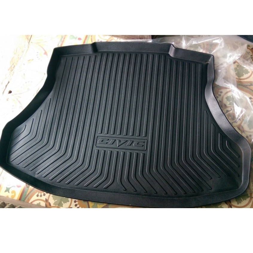 LÓT CỐP nhựa dẻo xe Honda Civic 2007 2008 2009 2010 2011 2012 - Hàng không mùi, dày dặn