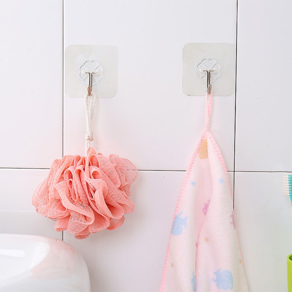 [ DEAL 1K ] Móc dính tường siêu bền - móc dính tường tiện lợi trong suốt - móc dính trong suốt siêu chịu lực