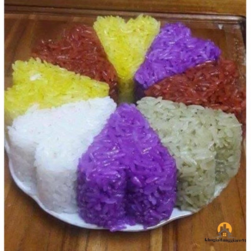 Khuôn làm thạch ,khuôn xôi ,khuôn cơm tiện dụng 8 ngăn hình trái tim