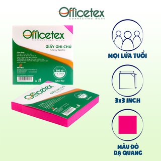Giấy ghi chú Officetex 3 x 3 nhiều màu