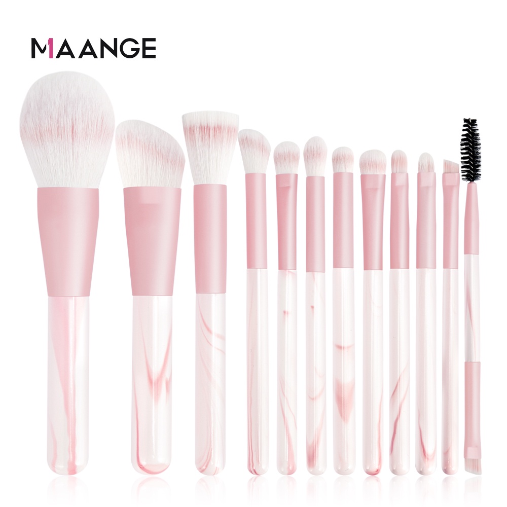 Ảnh Bộ 12 cọ trang điểm MAANGE 51199 tiện lợi 1