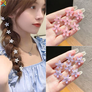 Set 10 Kẹp Tóc Hoa Nhỏ Xinh Xắn Thời Trang Dành Cho Nữ