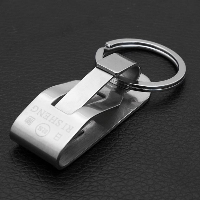 Móc khóa đỡ treo dây thắt lưng 2 đầu bằng thép không gỉ có thể tháo rời
