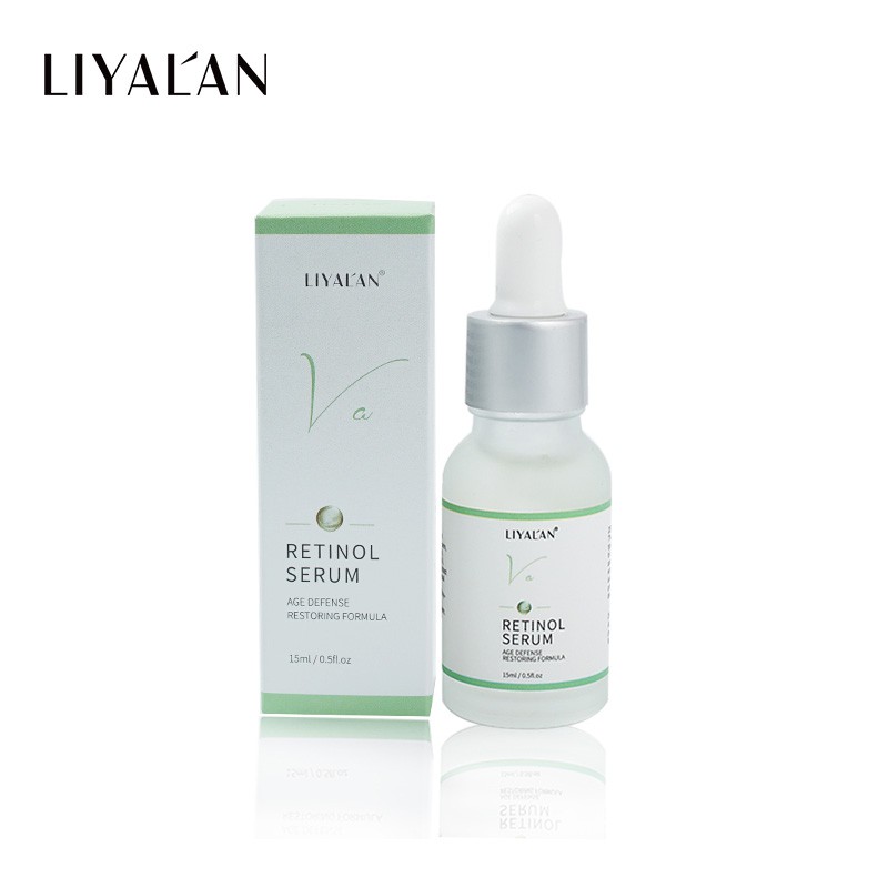 Serum Retinol LIYALAN 15ml Hỗ Trợ Giảm Mụn Chăm Sóc Da Chống Nếp Nhăn Và Lão Hóa