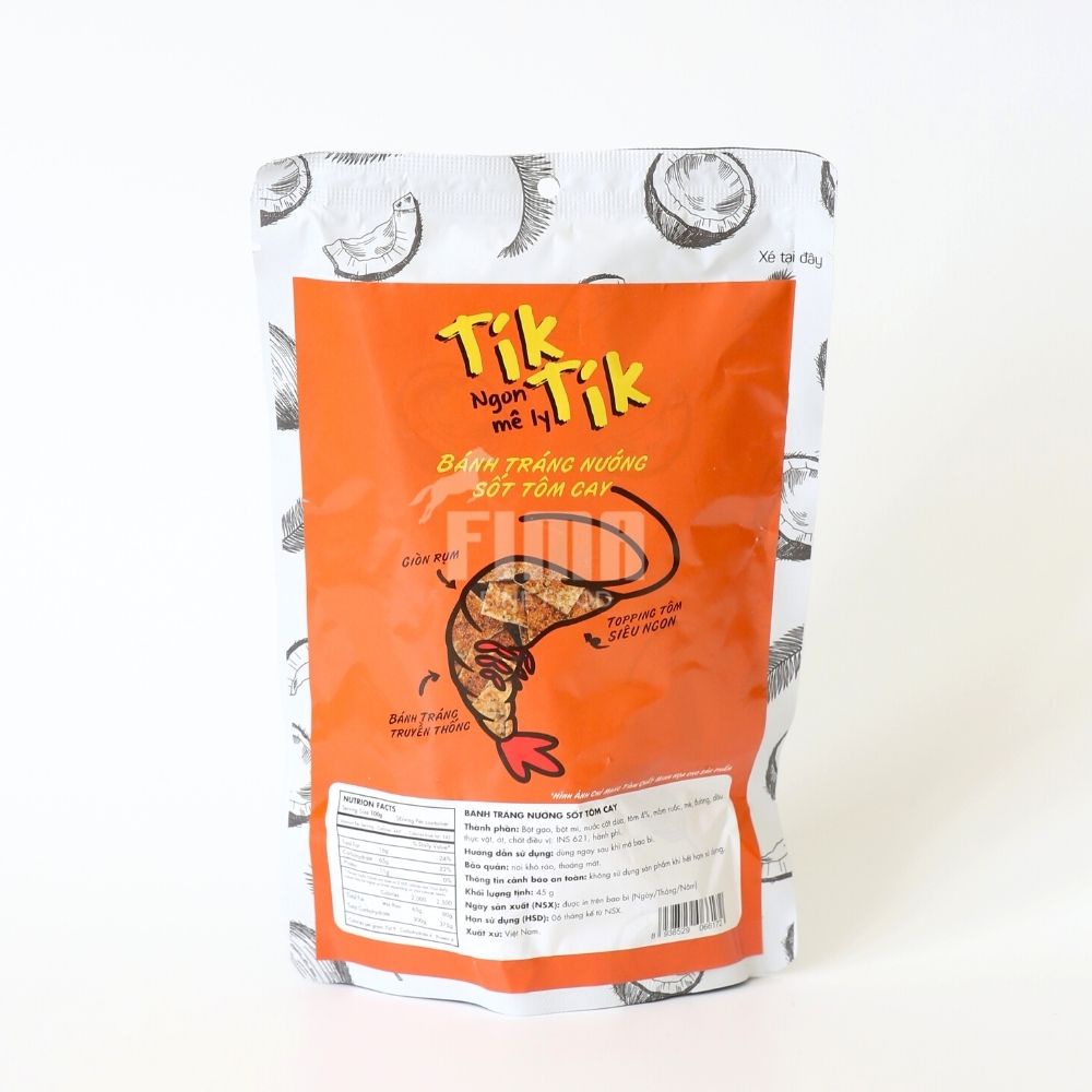 Bánh Tráng Nướng Sốt Tôm Tik Tik(bịch 50g) | Shopee Việt Nam