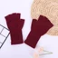 Flgo 21cm 1 Cặp Găng Tay Nửa Ngón Unisex Mùa Đông Đan Màn Hình Cảm Ứng Ấm Găng Tay Ngón Găng Tay Cho Nam Nữ