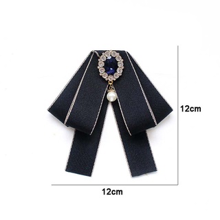 Nữ Phù Hợp Với Nơ Pha Lê Ngọc Trai Mặt Dây Chuyền Cổ Hoa Trâm Cài Chuyên Nghiệp 12 * 12cm