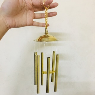 Chuông gió Đồng phong thuỷ 6 ống 1 tầng hút tài lộc