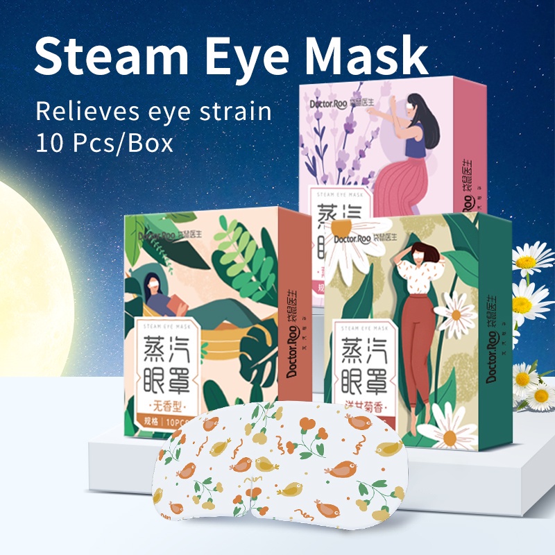 Mặt Nạ Xông Hơi Cho Mắt Nội Địa Trung Doctor.Roo Steam Eye Mask Hot Compression