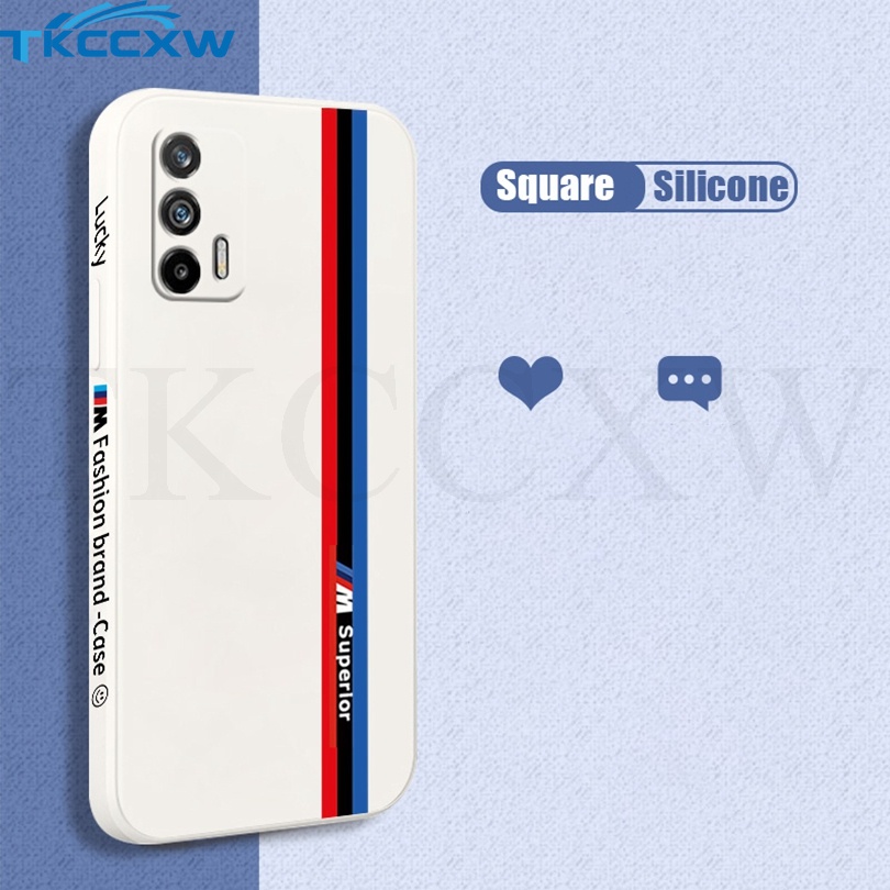 【Hàng Có Sẵn】Ốp Điện Thoại Silicon Mềm Hình Vuông In Thương Hiệu Tid Runway Bảo Vệ Máy Ảnh Cho Realme Q3s Q3t Q3s Q3i Q3 Pro Carnival GT Neo 2T Master