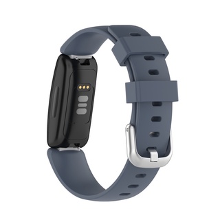 Dây Đeo Thay Thế Chất Liệu Silicon Màu Trơn Cho Fitbit inspire 2 inspire2 ace3 ace 3