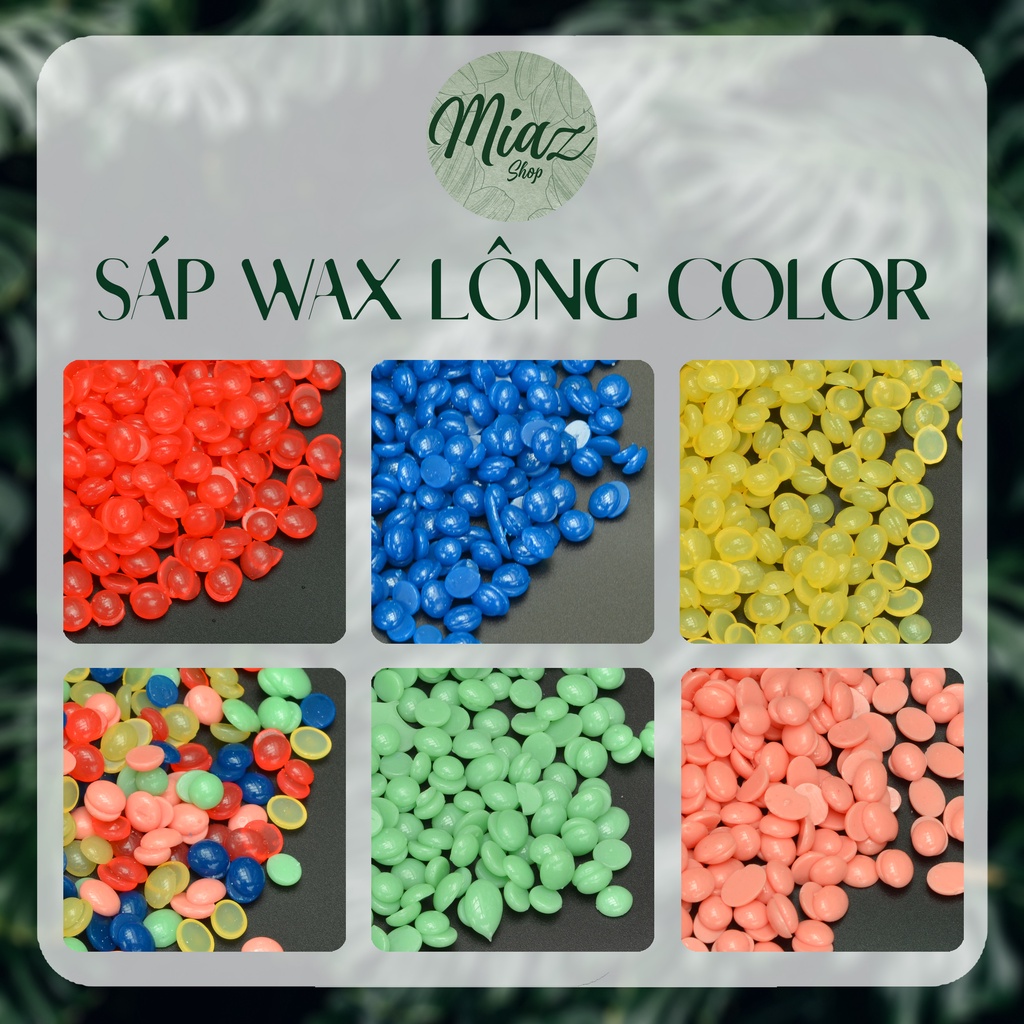 Sáp WAX HARD WAX BEANS Bịch cực xịn sò , Bịch nhỏ 100g có nhiều màu dễ ...