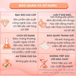 dây chuyền hồ điệp đính đá , dây liền mặt , hàng new , bạc 925 - jena sliver