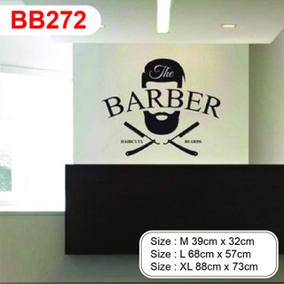 Decal dán trang trí tiệm Barber, Spa, thu hút khách hàng, tạo điểm nhấn, tăng doanh thu P17