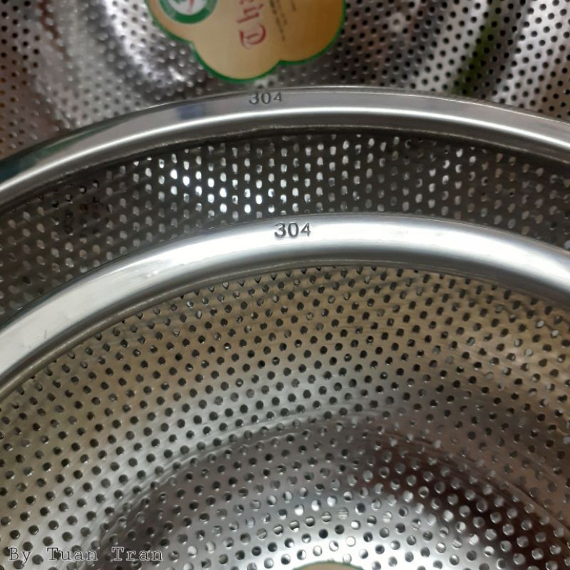 Rá inox 304 Thaphafac đủ size 20, 23, 26, 29, 32 cm rá, rổ inox vo gạo ...