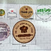 In tem nhãn decal dán theo yêu cầu - in sticker - in logo- miễn phí thiết kế - ColorBoom