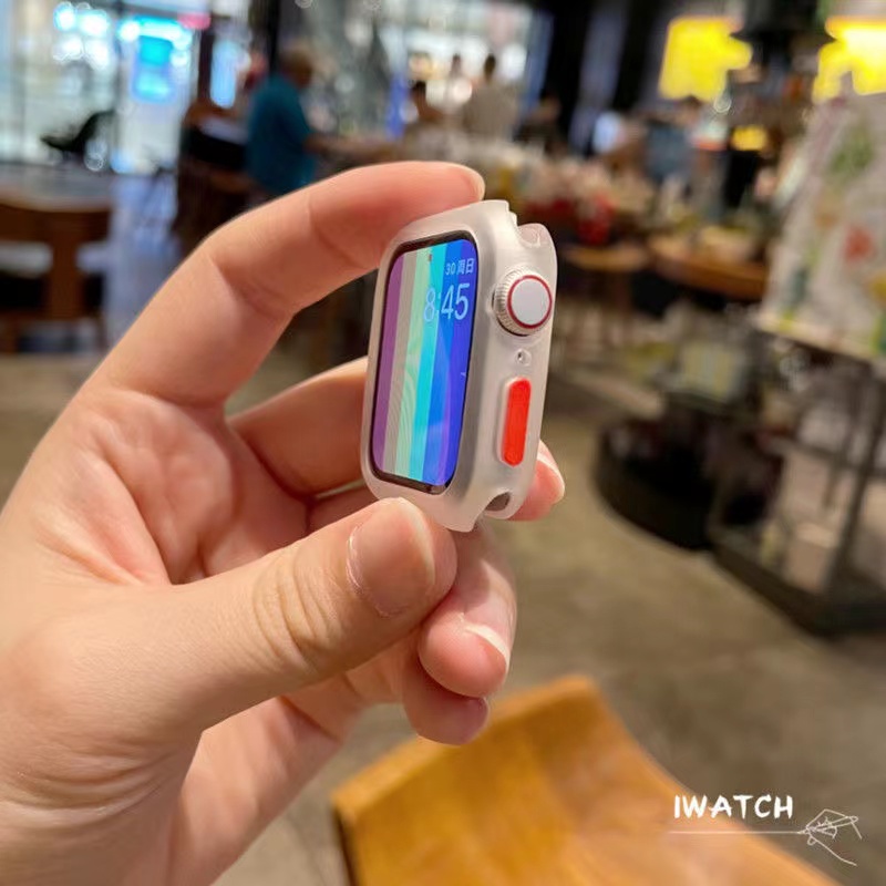 Ốp Bảo Vệ Màn Hình Bằng TPU Mềm Mặt Nhám Trong Suốt Cho Apple Watch Series 41MM 45MM 44MM 40MM 42MM 38MM IWatch 6/SE/5/4/3
