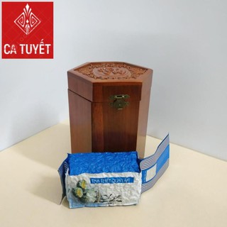 HỘP ĐỰNG GỖ HƯƠNG CHỮ PHÚC LỤC GIÁC - LOẠI CAO TO ( ẢNH THẬT)