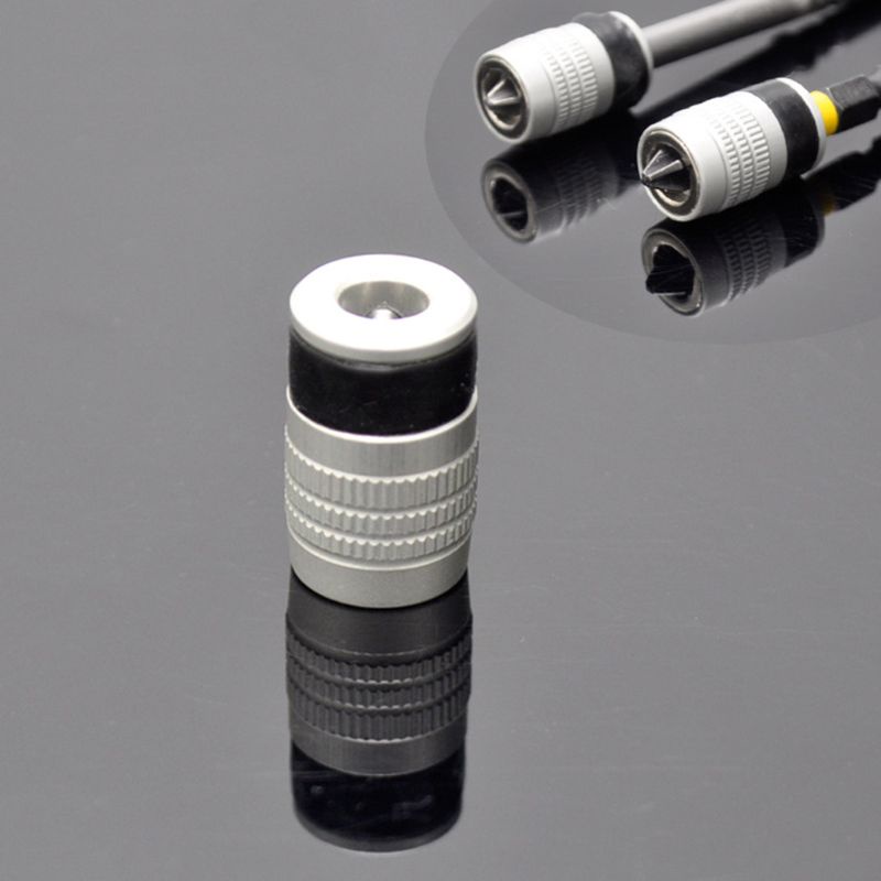 Magnetic Ring 1/4" 6.35mm Metal Strong Magnetizer Screw Electric Phillips Screwd