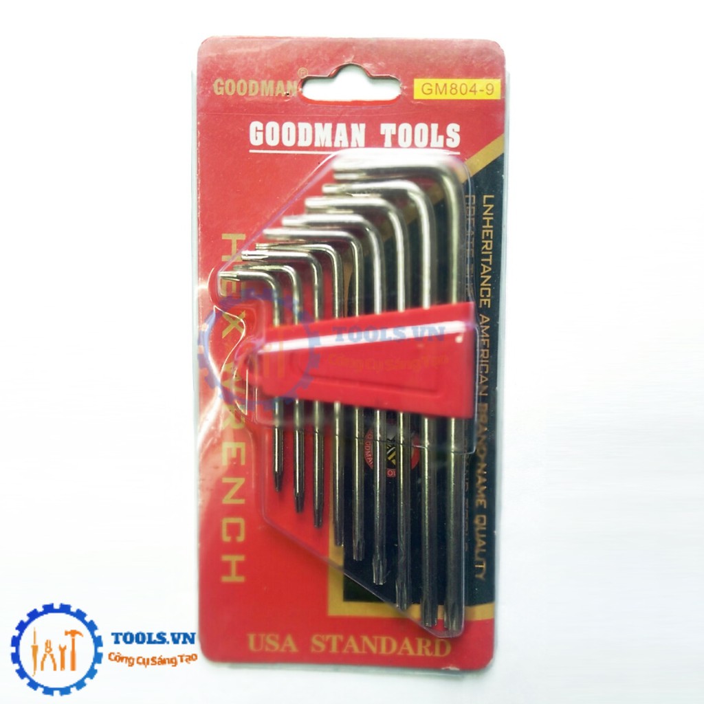 Bộ Lục Giác Hoa Thị Goodman Tool GM804-9 | Shopee Việt Nam